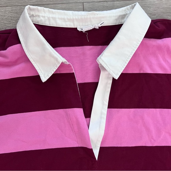 Good American Pink Oversized Rugby Shirt - Picture 4 of 12